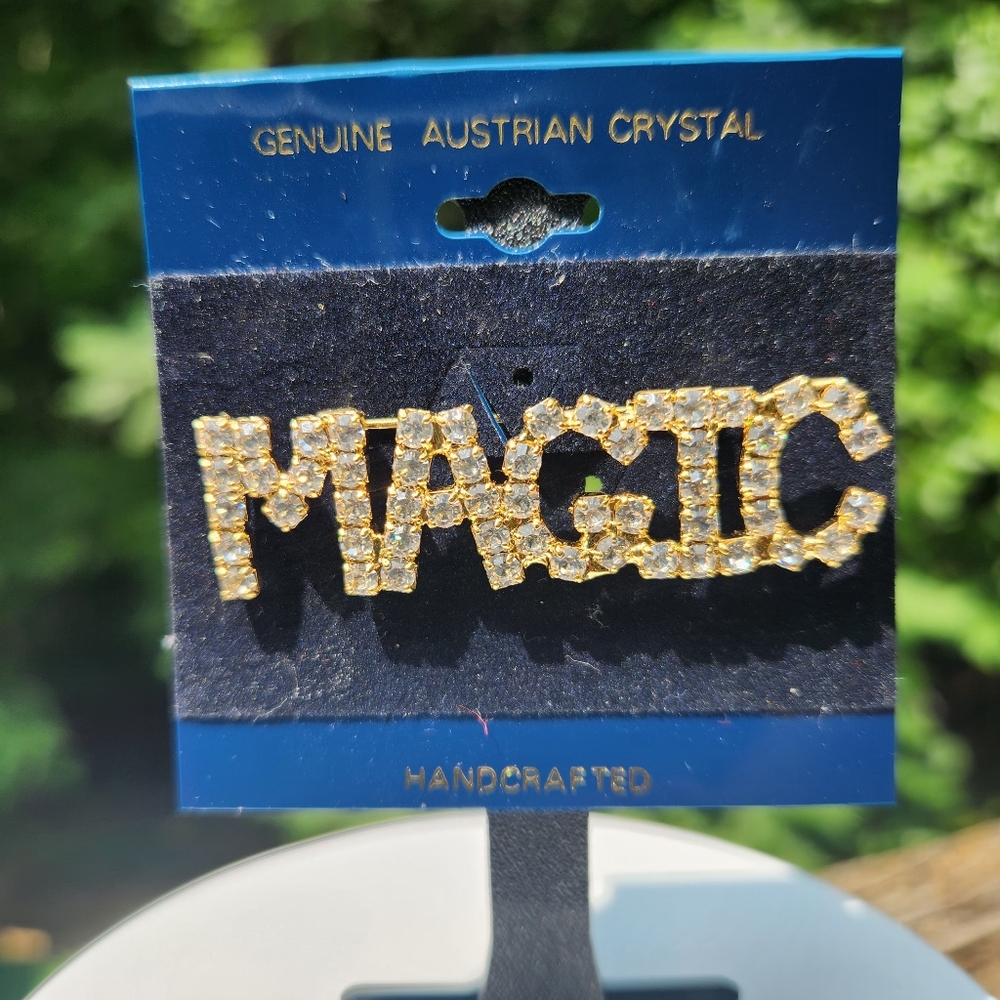 NWT Genuine Australian Crystal "MAGIC"  Brooch